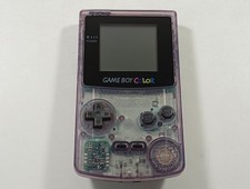 CONSOLE NINTENDO GAMEBOY COLOR (GBC) VIOLETTE TRANSPARENTE/CLEAR PURPLE EURO (CO