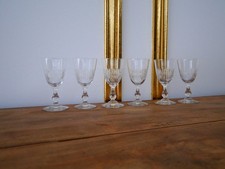 Lot 6 anciens verres à vin