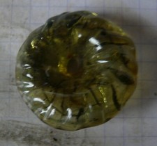 Daisy tassel glass paste khaki Ø30 mm - antique chandelier - REF 5828