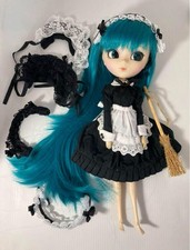 1/6 Doll Dress Up Doll Pullip Custom Doll Maid Dress Hobby Toy Collection