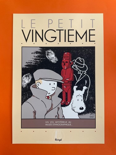 Herge serigraphie tintin - herge,