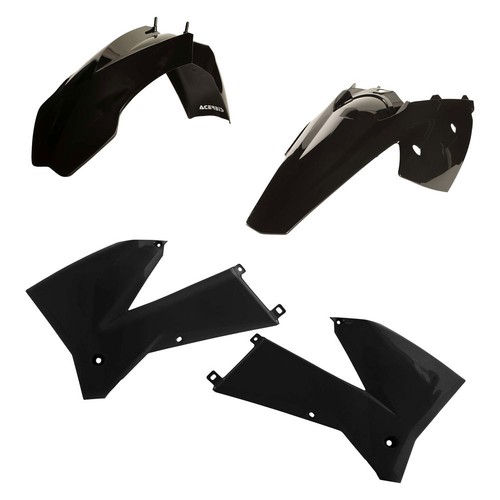 Acerbis plastic kit - plastic, black