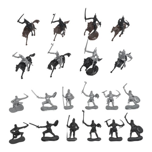 28pcs médiéval soldats - médiéval,