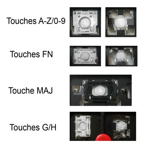Touche clavier pour - touche,
