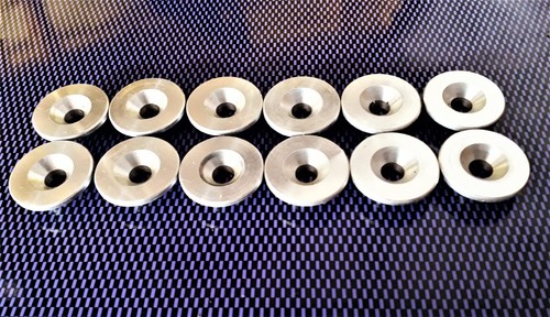 Rondelles alu cnc - "alu, cnc"