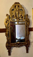 GRAND MIROIR ANCIEN Doré
