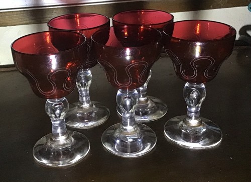 Verres vin xixème - À,