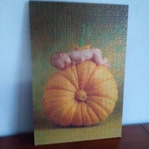 Tableau puzzle photo bébé - tableau,