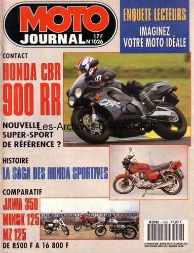 Moto journal 1026 125 - moto, etz