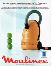 ADVERTISING ADVERTISING 025 1997 MOULINEX vacuum cleaner POWERPACK