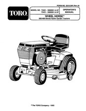 Wheel Horse 300/400 Series Hydro Tractor(416-H / 312-H)