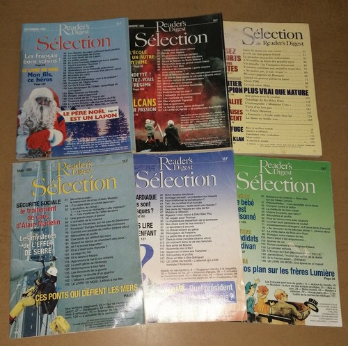 Lot 6 magazines - ,