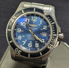 Breitling Superocean II 44mm Blue Dial Stainless Steel Automatic Men's Watch