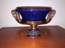 Early 20th Century Cobalt Blue Fireplace Trim Vase