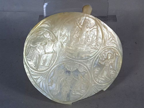 Ancien pendantif nacre - , de