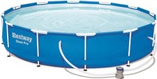 Bestway Piscine STEEL PRO 305 / 366 Cm → Piscines Hors Sol + Pompe Et Filtre
