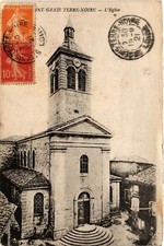 Old postcard AK St-GENIS TERRE-NOIRE - L'Église (580243)