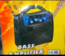 AMPLIFICATEUR GUITARE BASSE  15 W PORTABLE À PILES