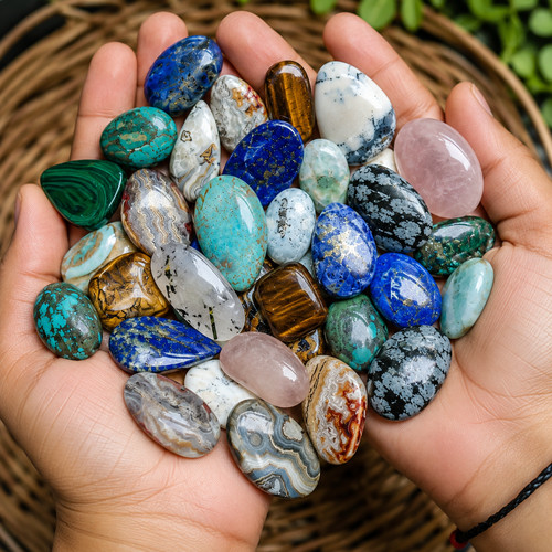 Lot gros cabochon - cabochon, mÉlange