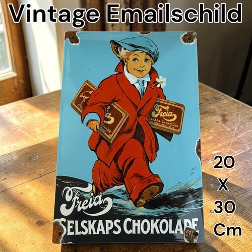 Enseigne émaillée vintage - enseigne,