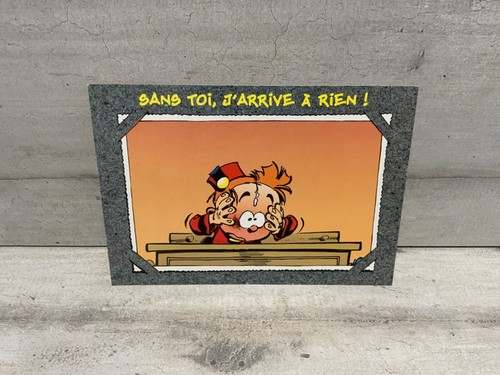 Carte postale spirou dupuis - carte, spirou.