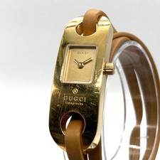 Gucci Watch Bracelet Watch 6100L Quartz Gold Dial GUCCI,16614