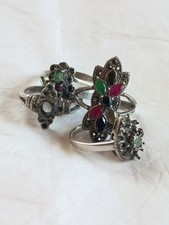 Lot 4 Bagues 17,74Gr Argent