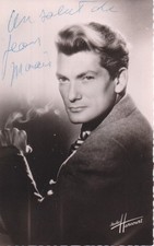 Jean MARAIS PHOTOGRAPH on MAP 14*9 with AUTOGRAPH -8-