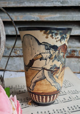 ANCIEN VASE CIBOURE SIGNE R.LE