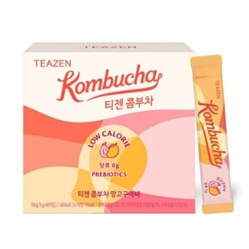 Teazen kombucha mango guava - mango,
