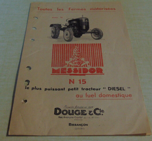 Prospectus brochure tracteur - prospectus,