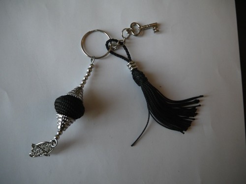 Porte clé passementerie - porte,