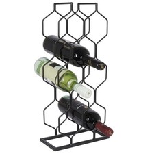 Casier à vin en métal noir