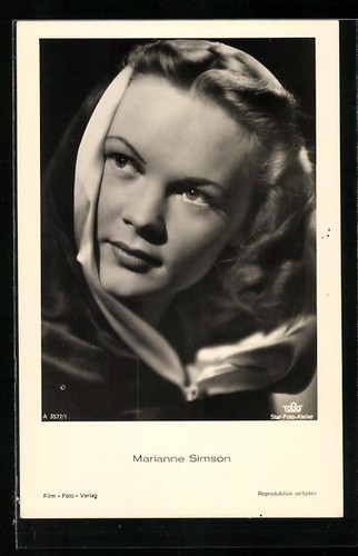 Carte postale actrice - postale, de
