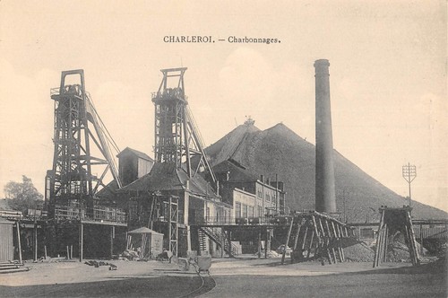 Cpa belgique charleroi - belgique,