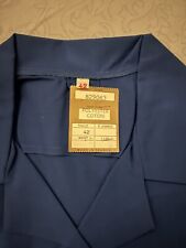 Blouse de travail bleue femme