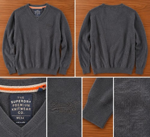 Pull superdry col taille - col,