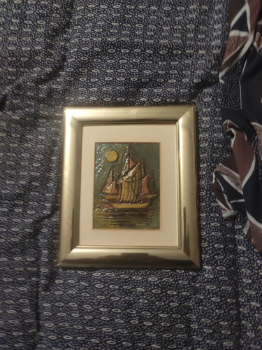Ancien tableau huile vernis - huile,
