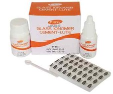 Ensemble de ciment ionomère de verre type 1 - poudre 15 g liquide 10 ml Pyrax...