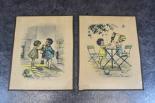 LOT DE 2 CADRES HUMORISTIQUE