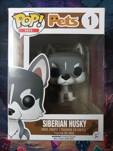 Siberian husky funko pop - siberian, 1