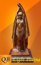ART DECO ANTINEA BRONZE DANCER FIGURINES CHIPARUS SCULPTURE 1920 STATUE ORNIMENT