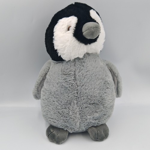Peluche pingouin gris - , noir
