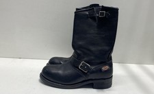 Harley Davidson Black Solid Motorcycle Boots Men 8