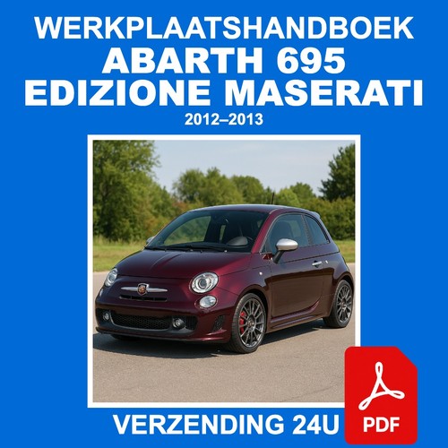 Werkplaatshandboek abarth 695 - abarth,