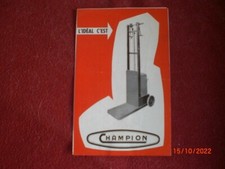 ANTIQUE SMALL ADVERTISING BROCHURE MOUNT LOAD CHAMPION 80 ALBERT