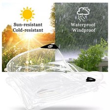 Bache transparente r��sistante �� usage ext��rieur avec ?illets et fonctions d
