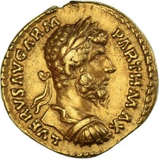 Lucius Verus, Aureus, 166