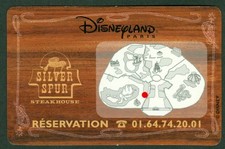  DISNEYLAND PASSPORT PARIS BUSINESS CARD PAPER VERY GOOD CONDITION N°94
