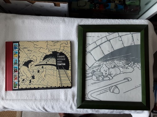 Timbre voyage avec tintin - timbre,